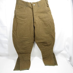 WW1 Army Trousers / Breeches Antique wool clothing