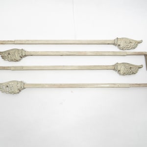 4 Swing Arm Drapery Rods Vintage