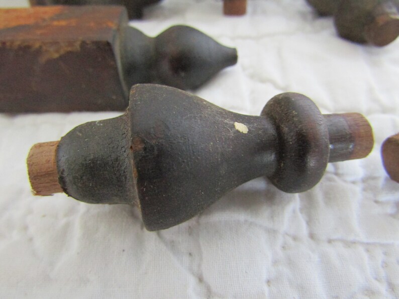 6 Vintage Wood Salvage pieces
