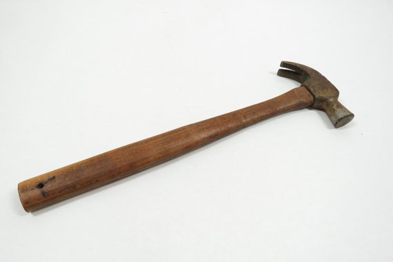 Hammer Small Finish Wood and Steel Vintage 