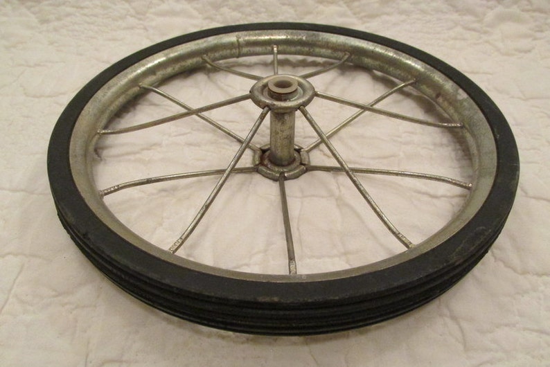 Antique baby carriage wheels Clearance