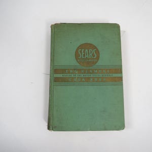 Sears Robuck CookBook Kitchen vintage collectible The Kenmore Cook Book