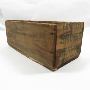 Wood Box Storage Vintage