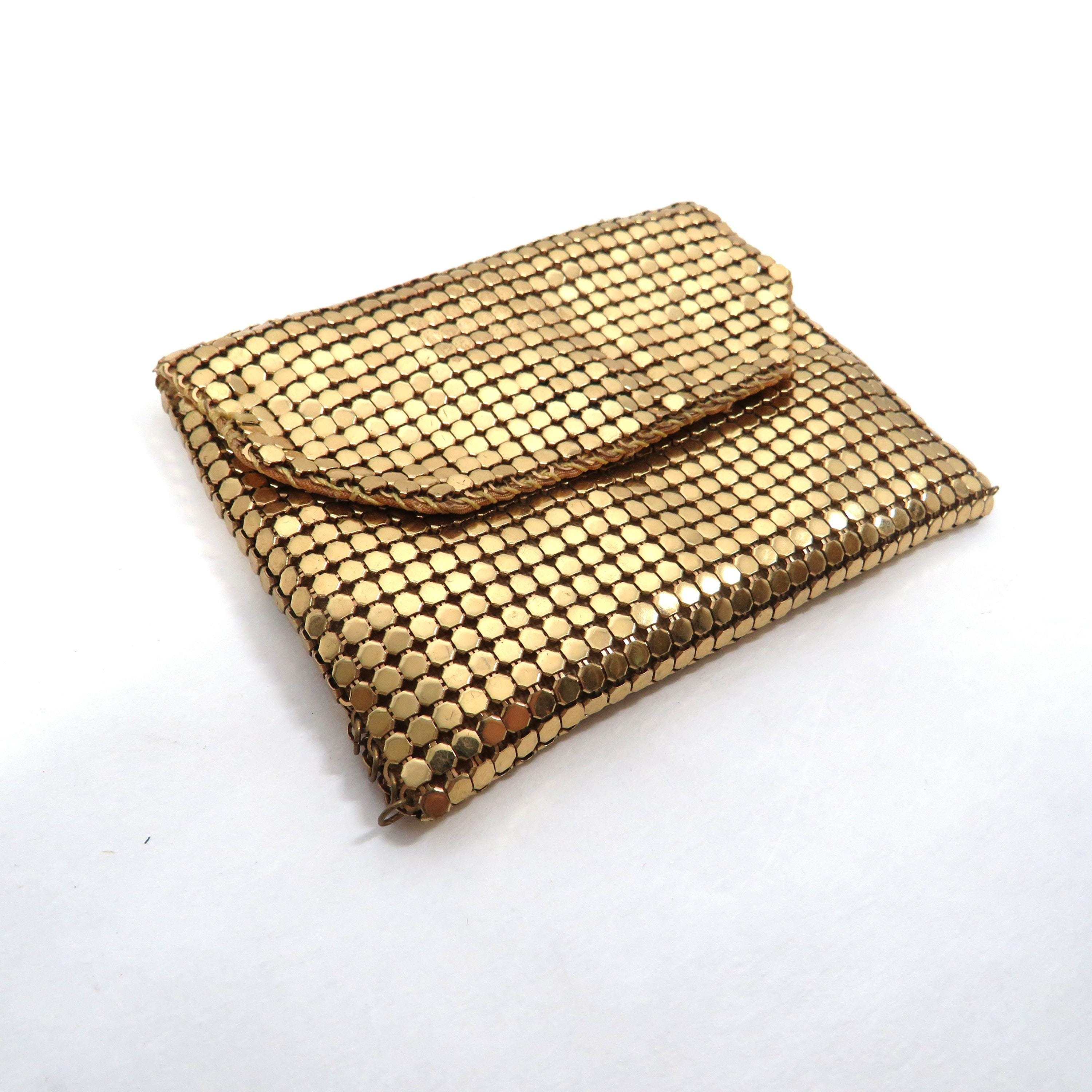 W.GERMANY メタルメッシュ コインパース ゴールドカラー 美品 9e54bf60-4d94-4099-bc18-
