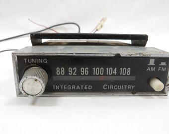 Auto Radio Integrated Circuitry Vintage