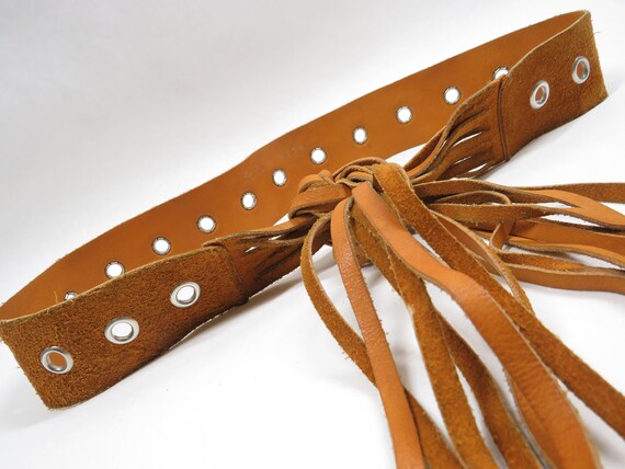 Belt Suede Brown Vintage Accessory - image 5