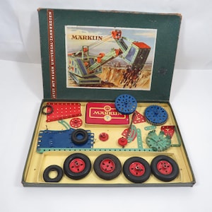 Marklin Building set Erector set Vintage mid century metal toy