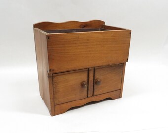 Planter Mid Century Wood Mini Dry sink Vintage