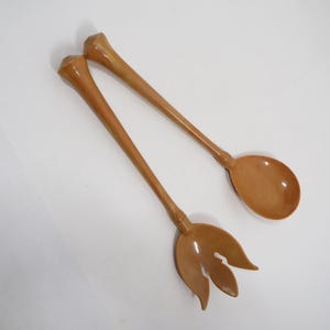 Salad Serving Set Mid Century Vintage collectible