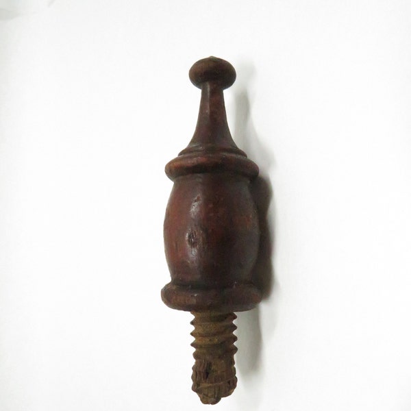 Wood Finial Furniture Ornate Vintage Salvage