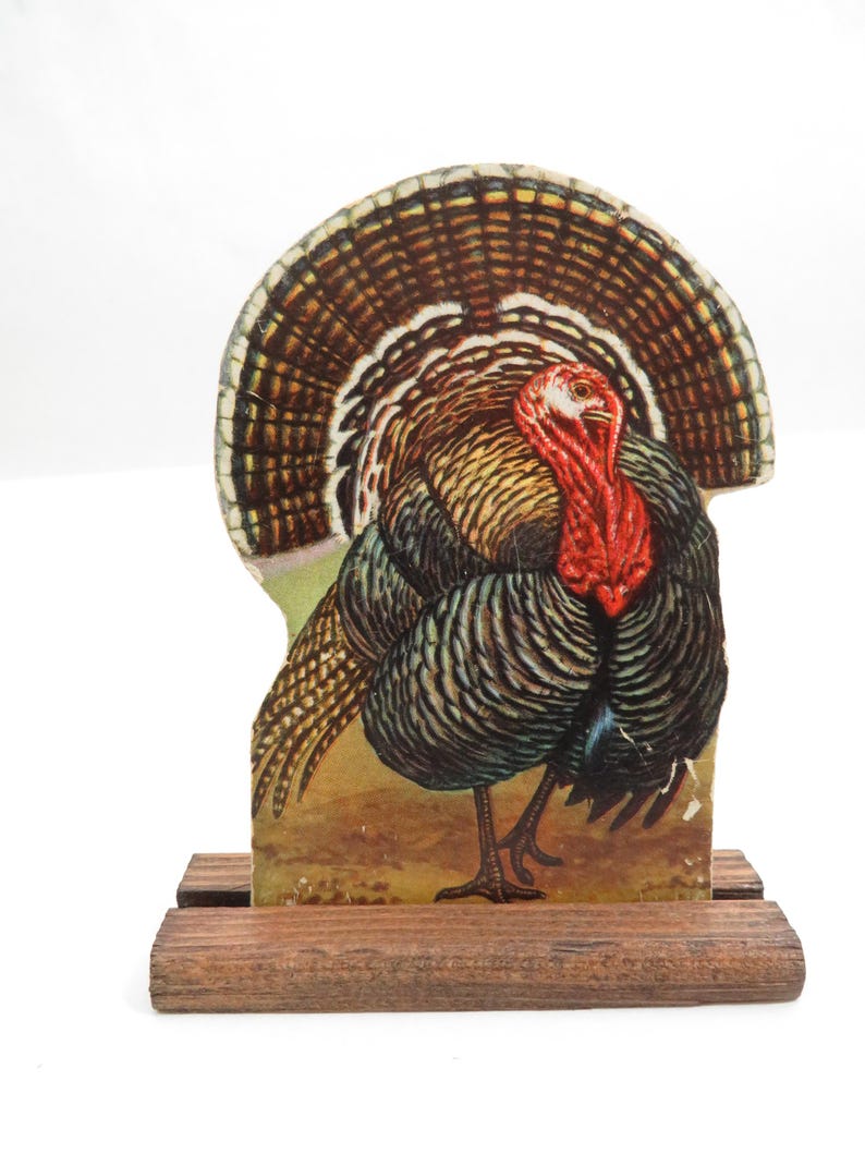 Turkey Shelf Decoration Vintage Collectible Etsy