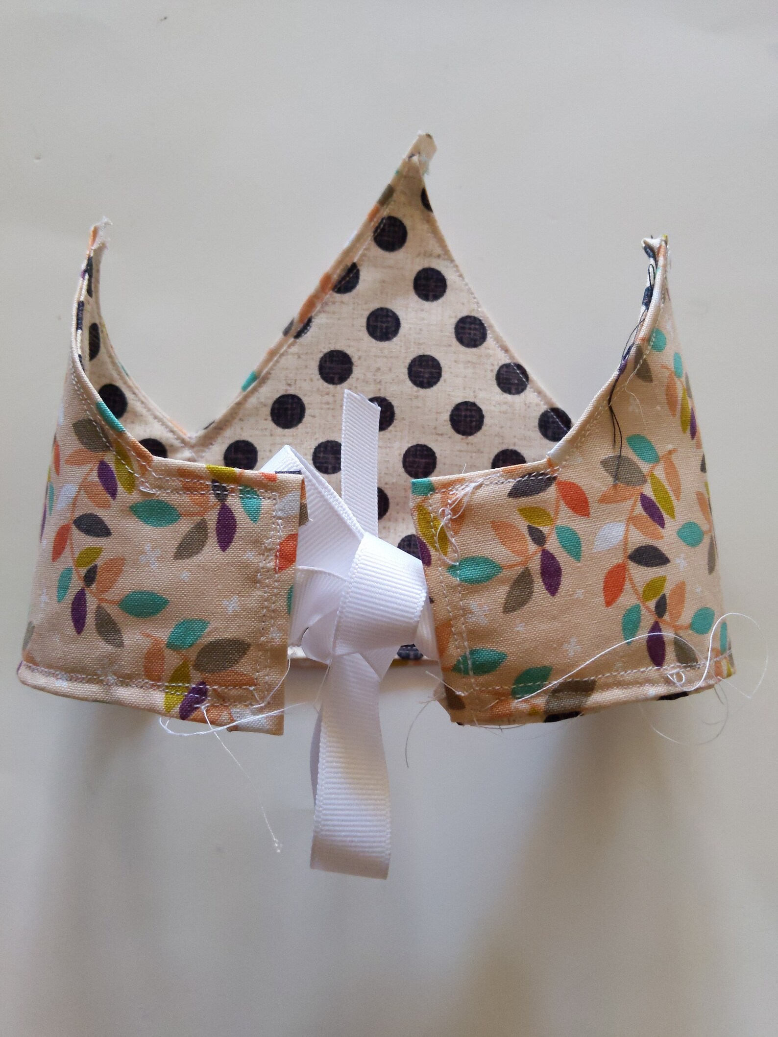 YOU CHOOSE Reversible Fabric Crown Child s Party Hat Make Etsy