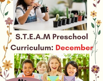 Preschool Lesson Plans daily Curriculum STEAM Reggio Montessori December Themes