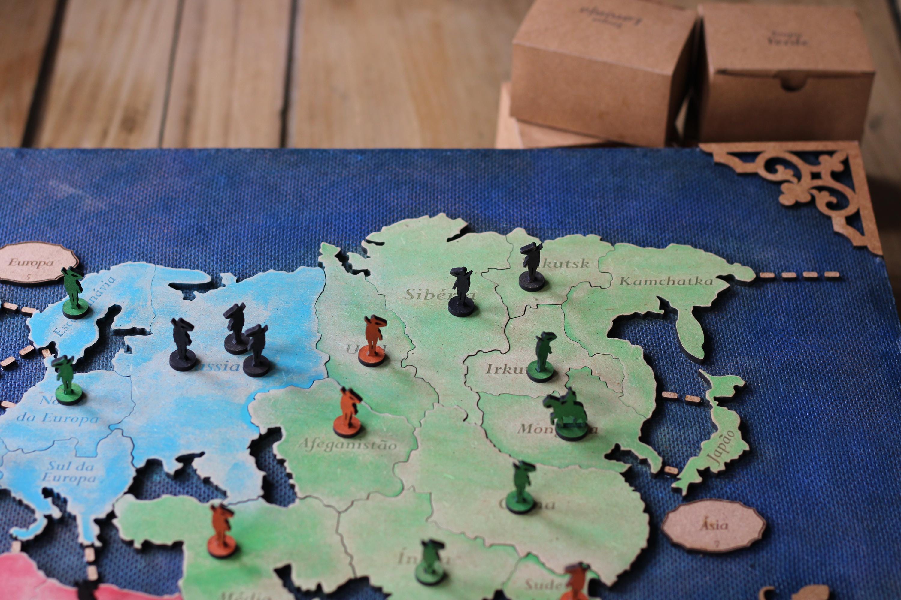 Risk-inspired World Domination Laser Cut Game File Bundle | Lightburn ...