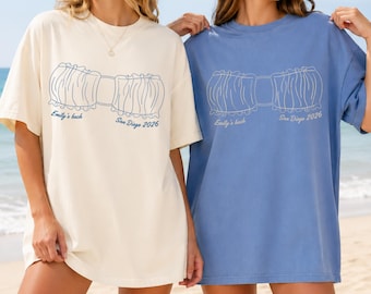 Custom Bachelorette Shirt, Beach Bach Party Tee, Bride Club Shirt, Last Splash Coastal Bridesmaid Gift Tshirt, Matching Bridesmaid Shirts