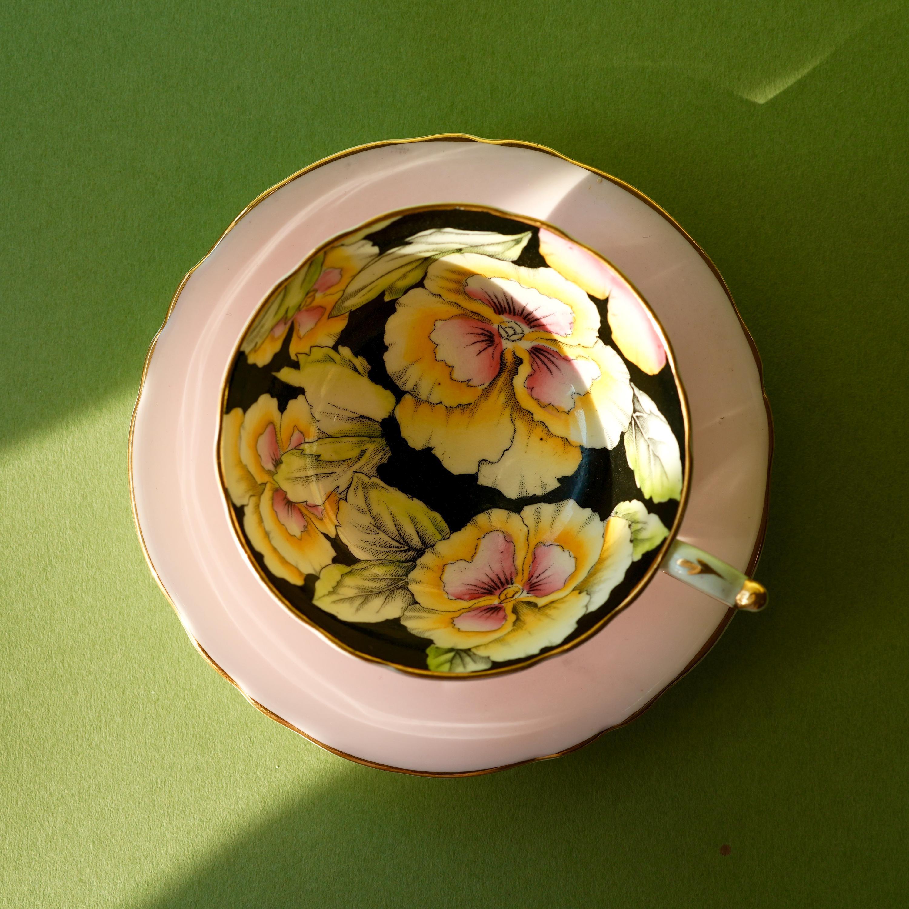 手描き オールドノリタケ NORITAKE カップ&ソーサー C&S レトロ