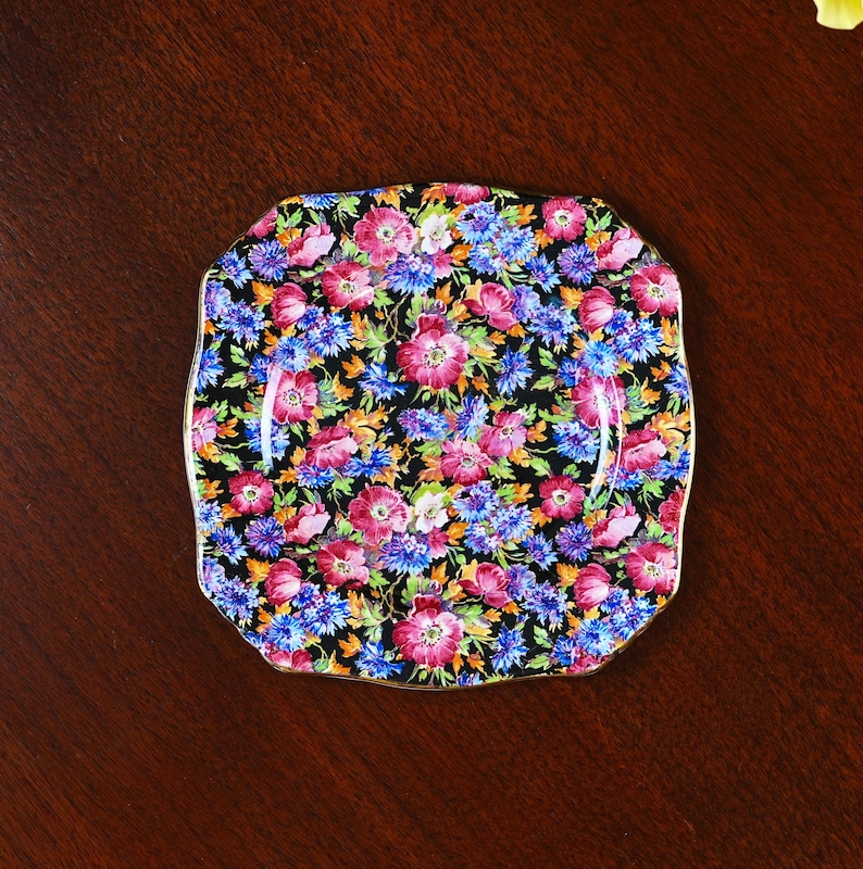 Vintage Royal Winton “majestic” Chintz Dessert Plate – Grimwades ...