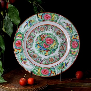 70s Flower Rim Plate - Etsy