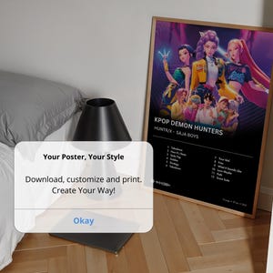 Custom Album Cover Poster · Editable Canva Template · Personalized Gift Music Print · Digital Download - 6 Formats image 10