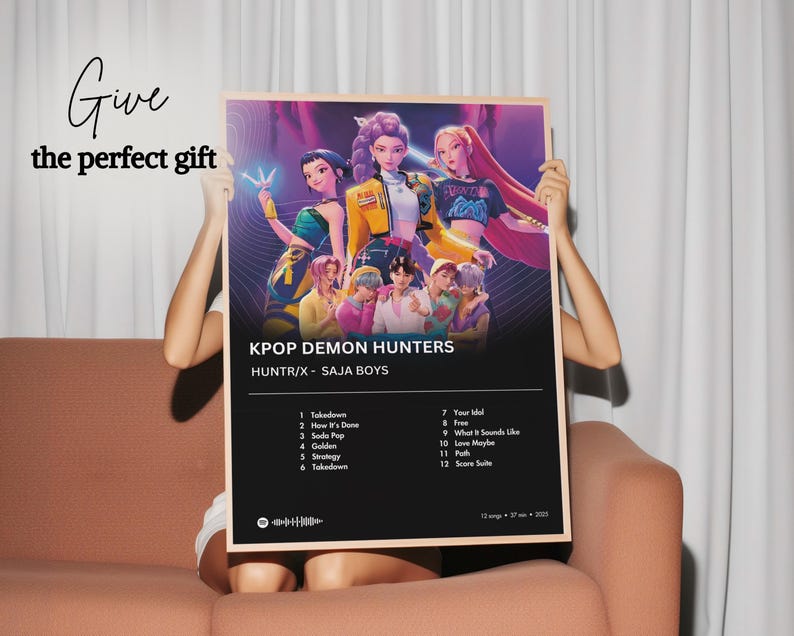 Custom Album Cover Poster · Editable Canva Template · Personalized Gift Music Print · Digital Download - 6 Formats image 8