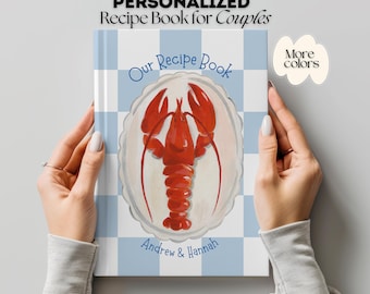 Op maat gemaakt receptenboek – cadeau voor koppels, familiereceptenboek | Cadeau voor foodliefhebber, kookboek op maat, cadeau gastvrouw, koken, cadeau beste vriend