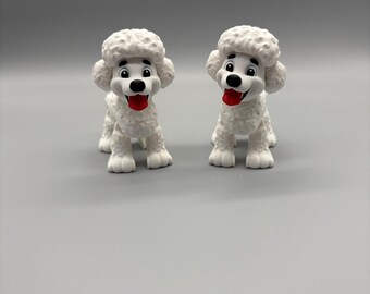 3D Printed Poodle Figurine or Toy