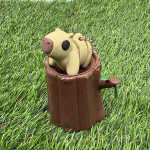 3D Printed Capybara Keychain