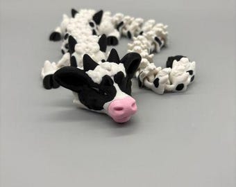 3D Printed Articulated Cow Dragon