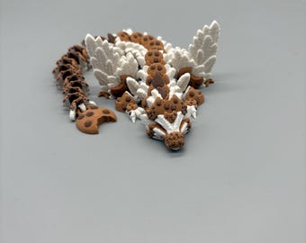 3D Printed Chocolate Chip Cookie Dragon