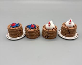 3D Printed Waffle Fidget Clicker