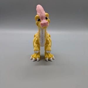 Terrifyingly Cute 3D Printed Parasaurolophus Toy