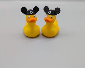 3D Printed Disney Duck, Duck with Mickey Hat, Disney Cruise Duck, Disney Jeep Duck