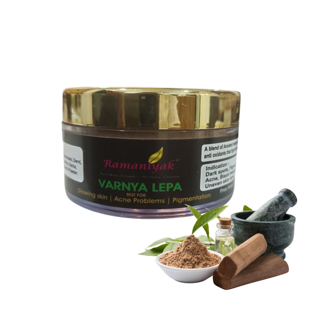 Ayurvedic Glow Face Pack Turmeric Sandalwood Brightening Powder Crafted by Expert (30g)