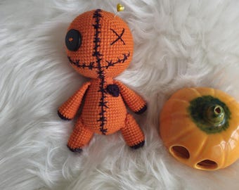 Crochet Voodoo Doll: Handmade Cotton Blend Toy