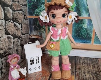 MUÑECA DE MARGARITA A GANCHILLO