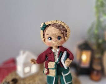 PAUL DOLL: Handmade Crochet Cotton Blend