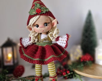 Patrón de crochet para amigurumi de Elfo Amara – Descarga digital / Tutorial paso a paso en PDF