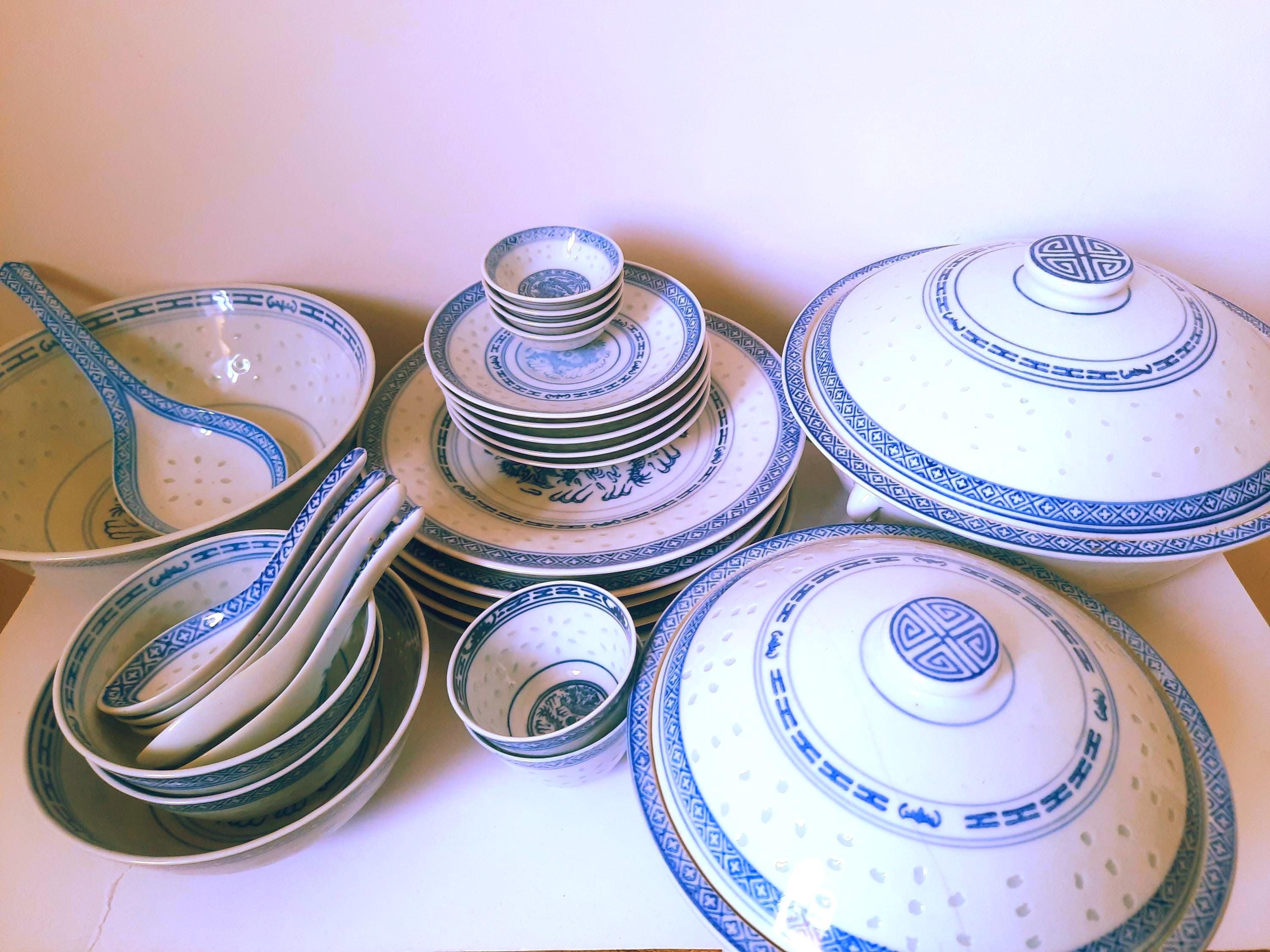 Japanse porseleinen kommen – Mixed Bowls Giftset (4 stuks