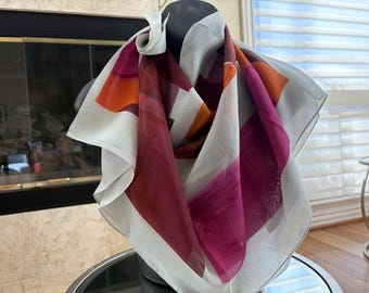 Home Print Chiffon Scarf