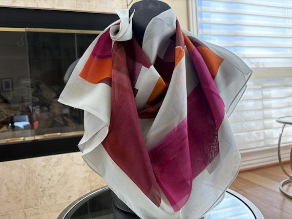 Home Print Chiffon Scarf
