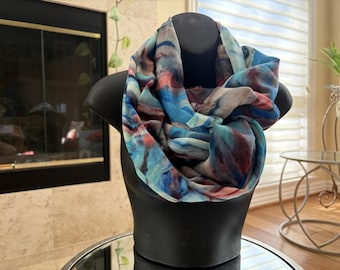 Surfs Up Print Pashmina Scarf