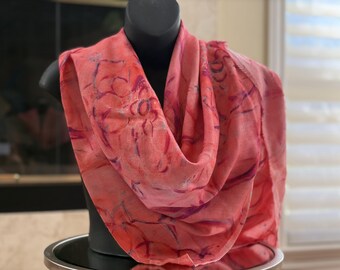 Bloom Print Pashmina Scarf