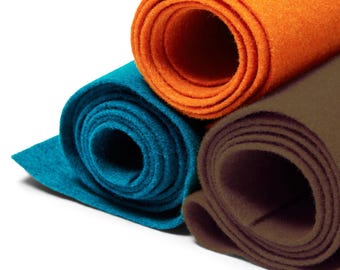 PET Felt 2mm thick in 5 colours (per linear meter - 150 cm width)