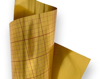 627033 | Aslan Self-adhesive PVC Foil - Brushed Gold 0,32 Mm Thick
