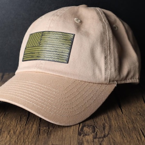Tattered American Flag Dad Hat