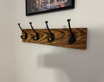 Exotic Wood Coat Rack
