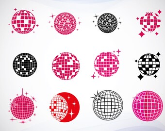 Disco Ball SVG, Disco Ball PNG, Discoball SVG, Retro SVG, Groovy SVG, Disco Ball SVG Bundle, Addio al nubilato SVG, Disco Ball clipart Disco SVG