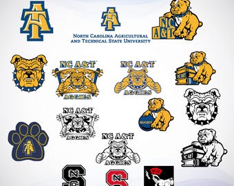 Orgullo Aggie de NC A&T Svg,Svg de la universidad,Orgullo Aggie,Svg de graduado,Svg de Aggies, perro de Aggies, Ai,Png,Pdf,Dxf,Eps