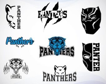 Panteras SVG, Pantera Negra SVG, Panteras, Pantera Silueta SVG, Garras svg, Cricut Cut Files , Silueta