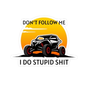 Funny Off-Road Kiss-Cut Stickers - Car Lover Gift, Laptop Decal, Custom Stickers for Adventures, Outdoor Enthusiast